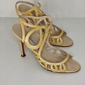 Strappy Vintage Manolo Heeled Sandal